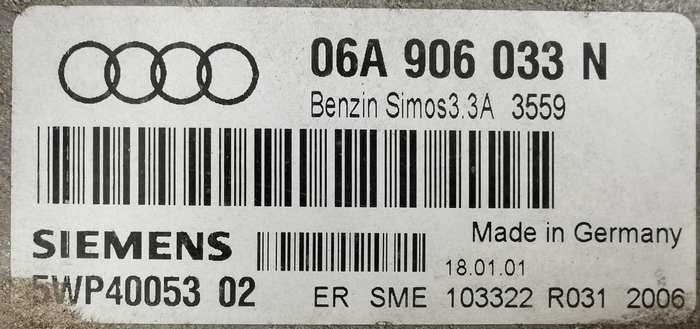 5WP40053 06A906033N 3559 SIMOS3.3A Audi A3 1.6i 2001 93c76+29f400 ORI+IMMOOFF FULL.rar