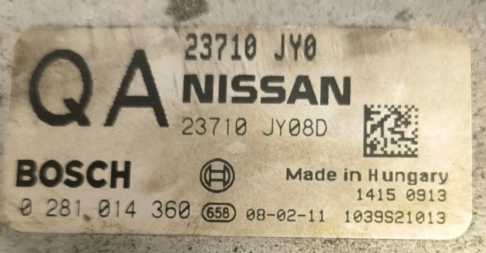 0281014360 23710-JY08D 1037502972 EDC16CP33 Renault Koleos 2.0DCI 2011 ATgearbox BENCH FULL.rar