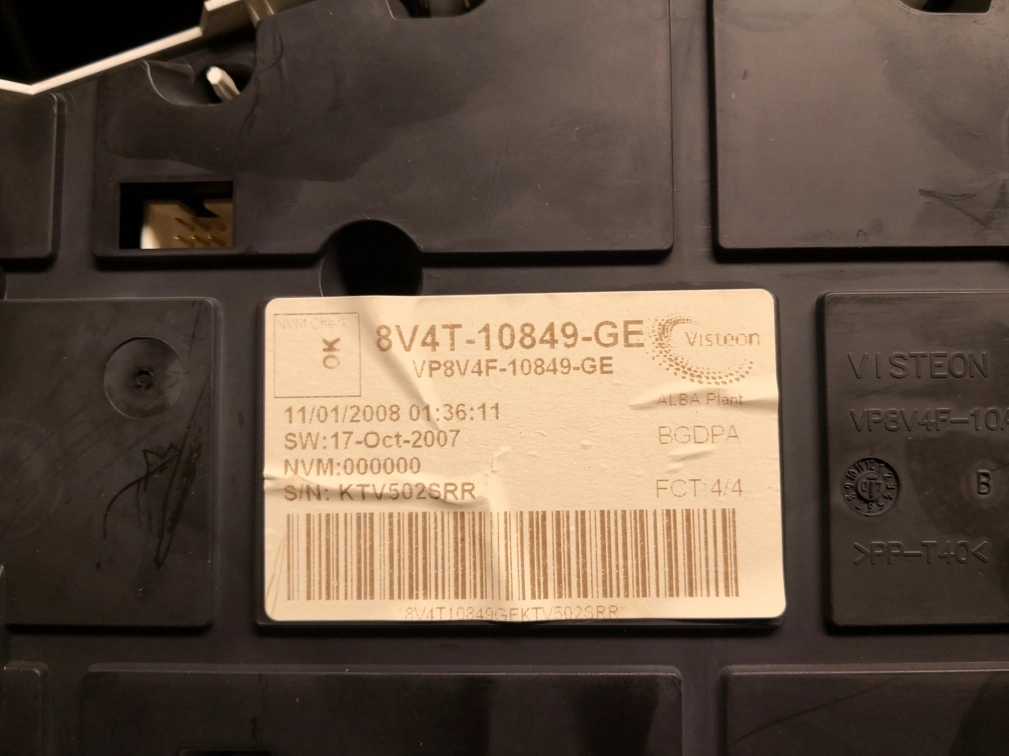 8V4T-10849-GE DASH FORD CMAX 2007 9S12XD256 FULL.rar