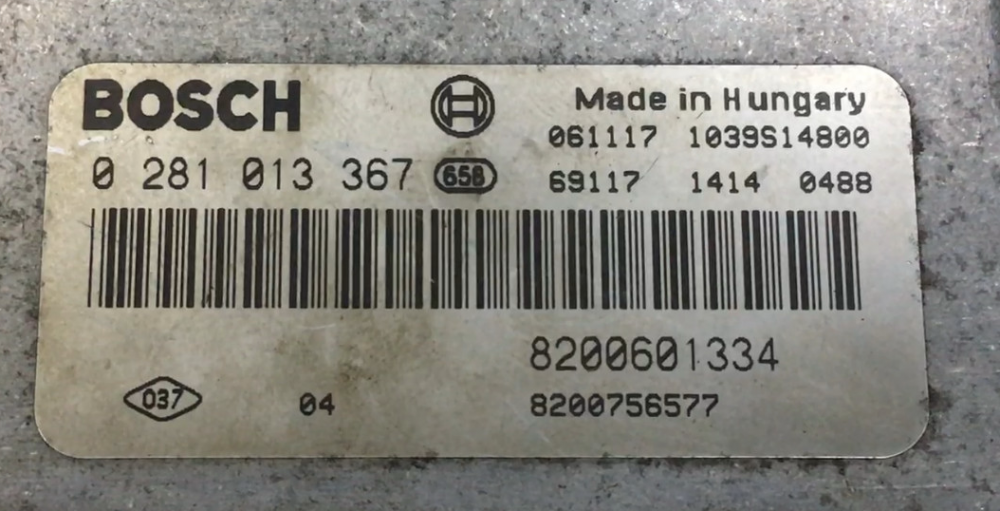 0281013367 8200756589 8200601334 1037386238 EDC16C3 RENAULT SCENIC2 1.9DCI 2007Y ATgearbox KTAG FULL.rar