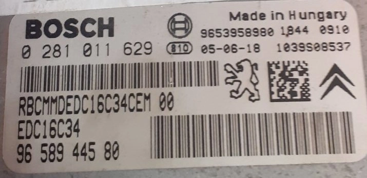 0281011629 9658944580 9653958980 1037393455 EDC16C34 Citroen C4 1.6HDI 9HY KTAG BDM FULL.rar