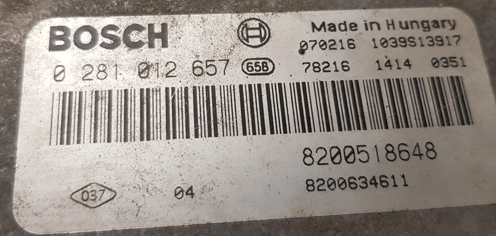 0281012657 8200518648 8200634611 1037394632 EDC16C3 Suzuki Grand Vitara 1.9D 2008 95kW MTgearbox BDM FULL.rar