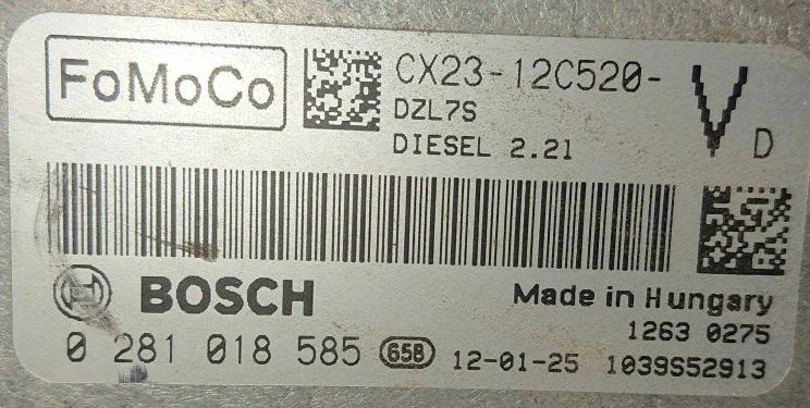 0281018585 CX23-12C520-VD 1037513226 EDC17CP42 Jaguar XF 2.2D 2012 163ps ATgearbox ORI+noDPF noEGR BENCH FULL.rar
