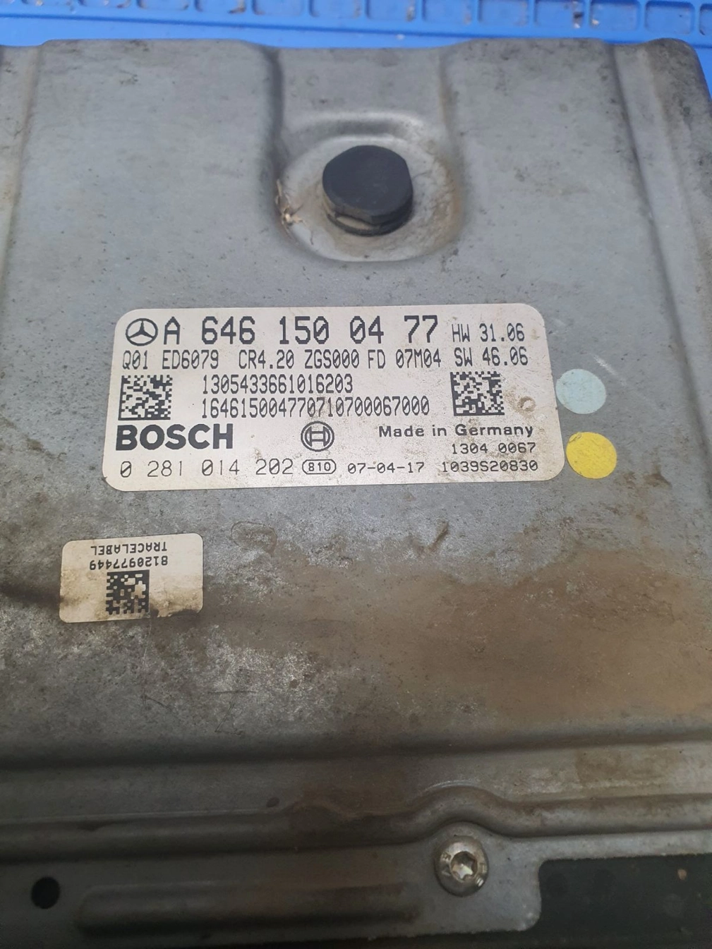 0281014202 A6461500477 1037386795 CR40-64x-70T5-906-080kW-40-0MEF-01-IAG-002 DPF7 ME9 EDC16CP31 MB W906 2.2CDI noDPF noEGR PCM BENCH FULL.7z
