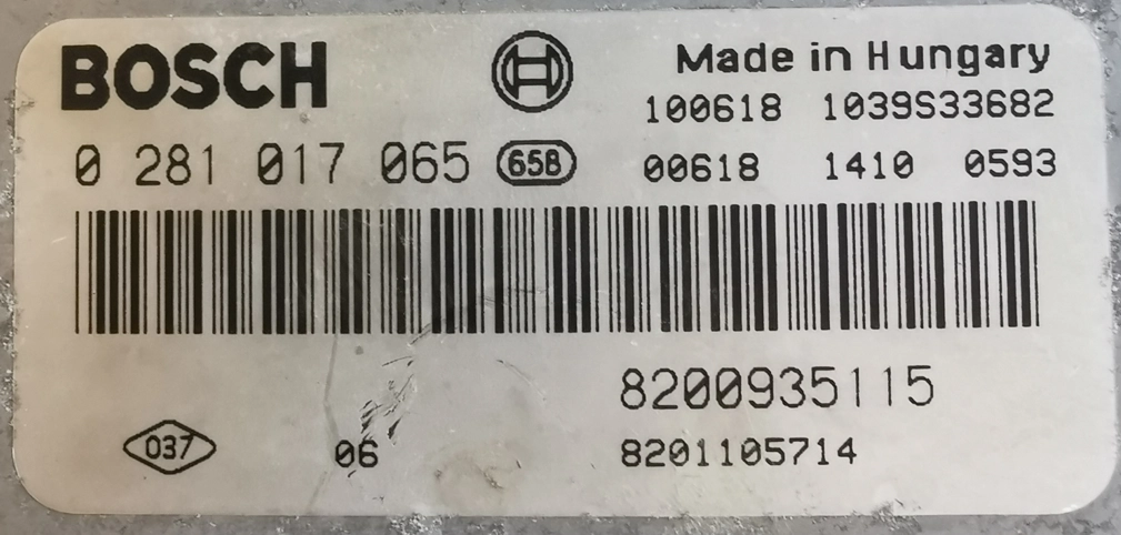 0281017065 8200935115 1037503114 EDC16C36 Opel Vivaro 2.0DCI 84kW 10y MTgearbox BDM FULL.7z