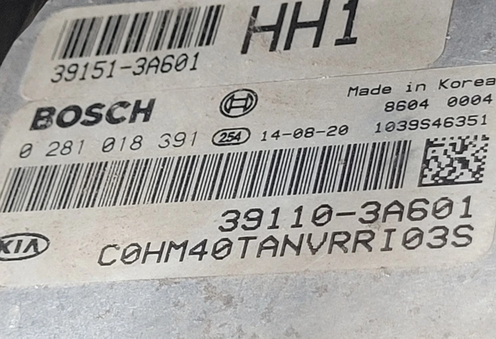0281018391 39151-3A601 C0HM404ANVRRI03S 1037520591 EDC17CP14 Kia Mohave 3.0CRDI 2015Y ATgearbox FLASH.7z