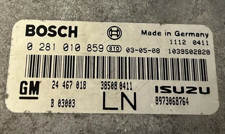 0281010859 24467018 1037367182 EDC15C7 OPEL ASTRA G 1.7D Z17DTL 2004Y FULL.zip