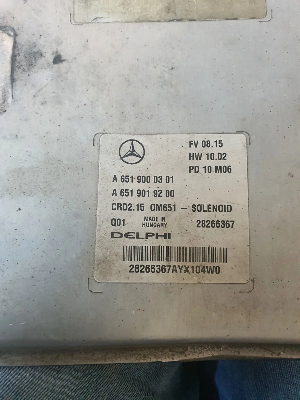 CRD2-651-TMA9BD1-204WA-125KW-4ASL2S-EU5OP LH-EF-18A ME101601 A6519000301 A6519019200 28266367 CRD2.15 SOLENOID FV08.15 HW10.02 PD10M06 MB W204 2.2CDI 2009Y ATgearbox KTAG FULL.rar