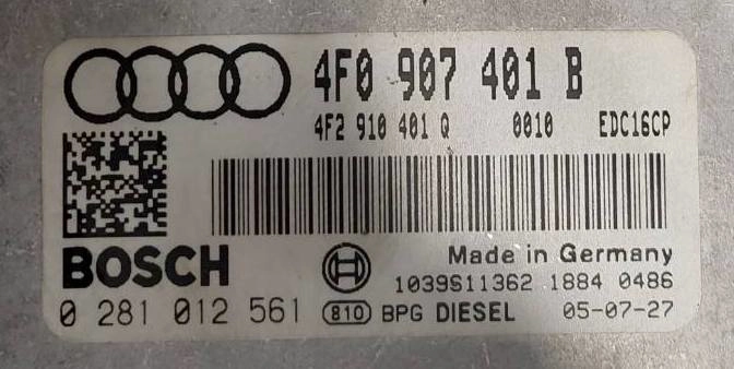 0281012561 4F0907401B 1037377105 EDC16CP34 Audi A6 2.7TDI 120kW BENCH FULL.rar