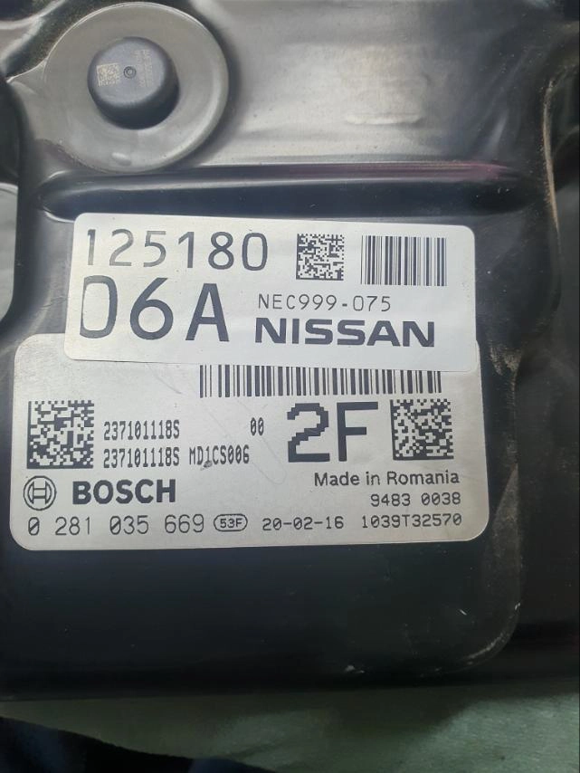 0281035669 NEC999-075 237101118S 10SW036647 10SW070245 MD1CS006 NISSAN QASHQAI 1.5DCI 2018Y ATgearbox BENCH FULL.7z