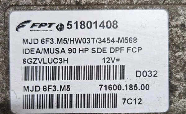 51801408 HW0353300A 3454M568 MJD6F3 Fiat Idea 1.3Mjet KTAG FULL.rar
