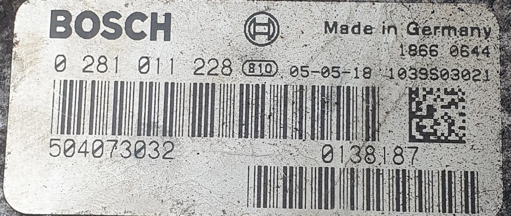 0281011228 504073032 1037370676 EDC16C8 Iveco Daily 2.8D ORI+IMMOOFF BENCH FULL.rar