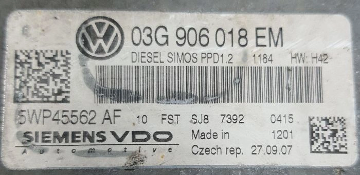 5WP45562AF 03G906018EM 03G997020N SN100L8000000 PPD1.2 VW Passat CC 2.0TDI ORI+noDPF KESS OBD.rar