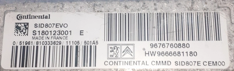 S180123001E 9666681180 9676760880 PR181C0000000 SID807EVO Peugeot 308 1.6HDI 9HR MTgearbox FULL.rar