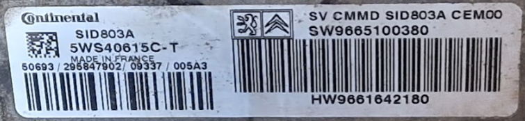 5WS40615C-T 9665100380 9661642180 PO30091000000 SID803A Lancia Phedra 2.0HDI 100kW FULL.zip