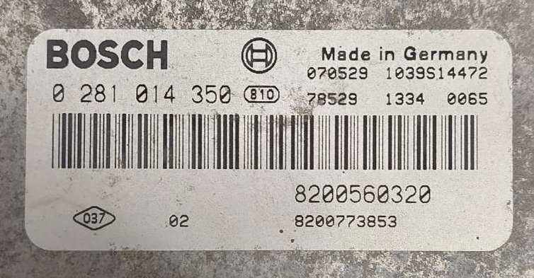 0281014350 8200560320 8200773853 1037387305 1037387991 EDC16CP33 Renault Espace 2.0DCI 110kW ORI+noDPF noEGR noFLAPS BENCH FULL.rar