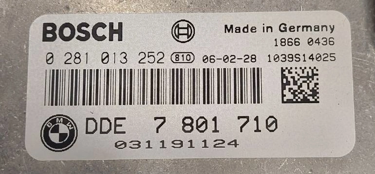 0281013252 7801710 O O3M938 0089Q80A938BEMO30 1037379333 EDC16C31 BMW E87 318d BENCH FULL.rar