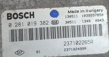 0281019382 237102265R 1037535610 EDC17C42 Renault Master BENCH FULL.rar
