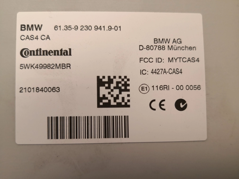 6135-92309419-01 CAS4 BMW F01 0L15Y+DASH 35160 XPROG FULL.rar
