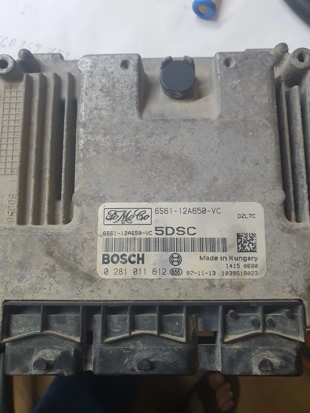 0281011612 6S61-12A650-VC 1037383007 EDC16C34 FORD FUSION 1.6TDCI 2007Y MTgearbox BENCH FULL.7z