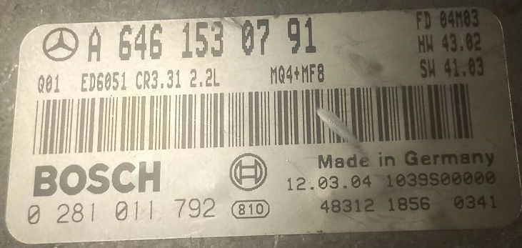 0281011792 A6461530791 CR3.31 HW43.02 SW41.03 1037371330 EDC16C2 MB Vito 2.2CDI CR30-646-C6D2-639-065KW-33-0MEF-02-DAG-001 ME8 ORI+noEGR KTAG BDM FULL.rar