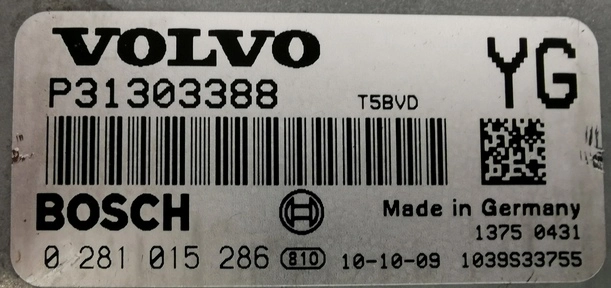 0281015286 P31303388 1037532517 EDC17CP22 Volvo XC60 2.0D 120KW 2010 MTgearbox ORI+noEGR noDPF BENCH FULL.rar