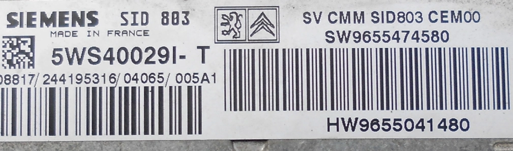 5WS40029L-T 9655041480 9663609680 9655474580 PO000AA000000 SID803 Peugeot 307 2.0HDI 100kW BDM FULL.rar