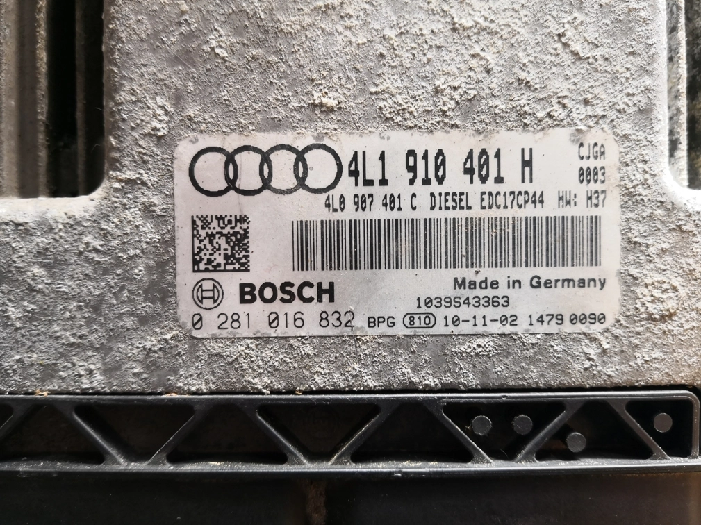 0281016832 4L1910401H 1037510906 EDC17CP44 AUDI Q7 3.0 176KW 2011Y ATgearbox BENCH FULL.rar