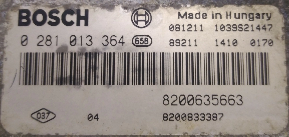 0281013364 8200635663 8200833387 1037396924 EDC16C36 Renault Master ORI+noEGR BDM FULL.rar
