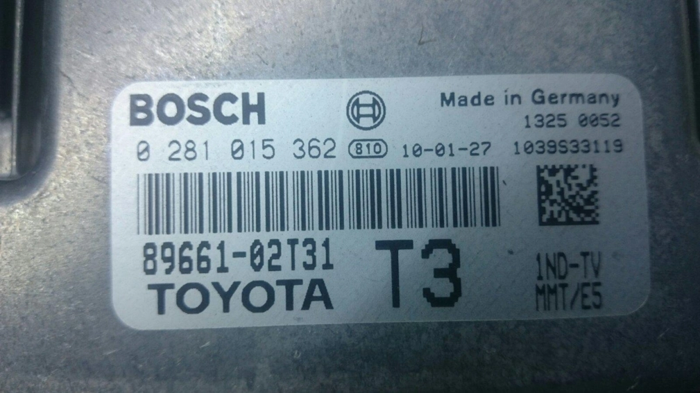 0281015362 89661-02T31 1037504208 EDC17CP07 Toyota Auris 1.4D4D CVTgearbox BENCH FULL.rar