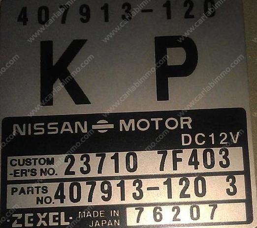 23710-7F403 407913-120 3 ZEXEL NISSAN TERRANO 2.7TDI 1998Y 93C56 IMMO OFF EEP.rar