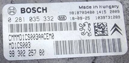 0281035332 9818703480 9693723880 10SW041437 10SW049921 MD1CS003 Peugeot FLEX FULL.rar