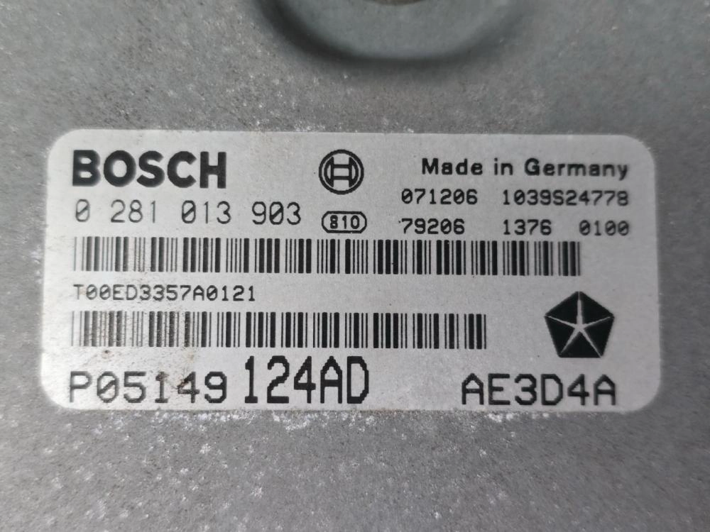 0281013903 P051149124AD 1037392209 EDC16CP31 Chrysler 300C 3.0D OM642 2008Y ATgearbox BENCH FULL.rar