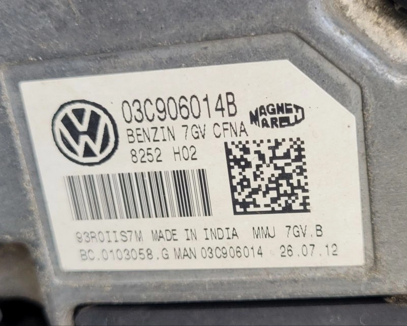 03C906014B 8252 CFNA 93R0IIS7M H02 7GV MARELLI VW Polo 1.6i 2012Y MTgearbox KESS OBD.zip