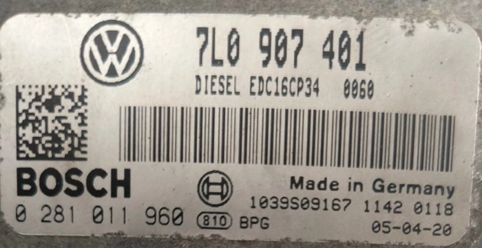 0281011960 7L0907401 7L0997401A 10SW090520 090520 8E0907401AB 0001 EDC16 MPC564 EDC16CP34 VW Toureg 3.0TDI ATgearbox BENCH FULL.rar