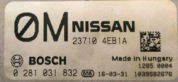 0281031832 23710-4EB1A 1037550109 EDC17C84 Nissan Qashqai 1.6DCI 2016 CVTgearbox BENCH FULL.rar