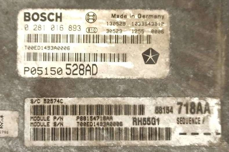 0281016893 P05150528AD 1037527331 EDC17CP27 Chrysler Voyager 2.8D 2012 ATgearbox ORI+noDPF noEGR bench FULL.rar