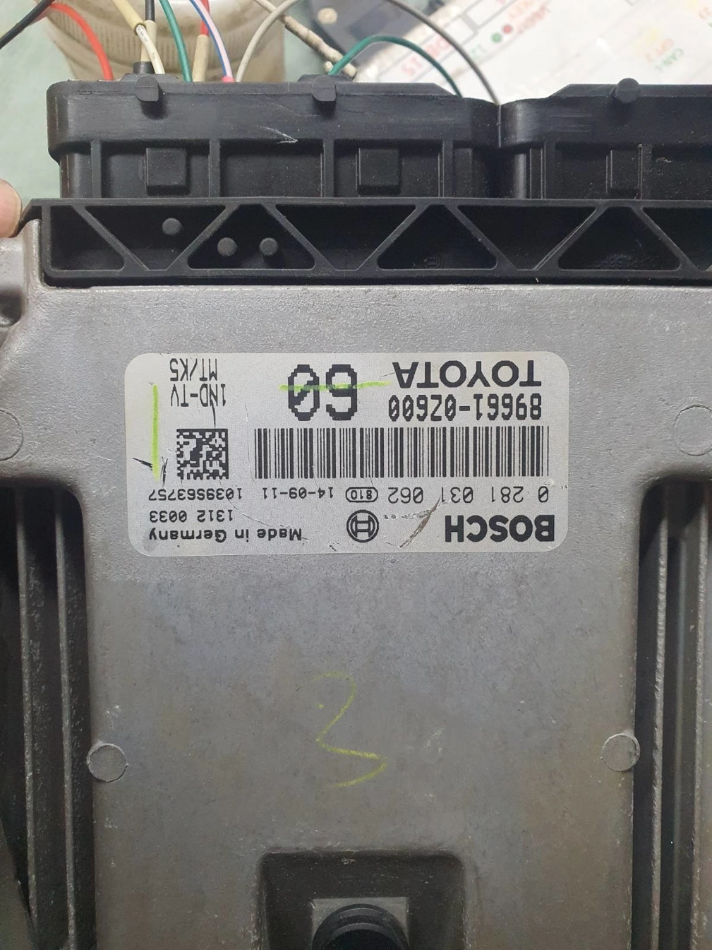 0281031062 89661-0Z600 1037536735 EDC17CP37 TOYOTA AURIS 1.4D MTgearbox BENCH FULL.7z