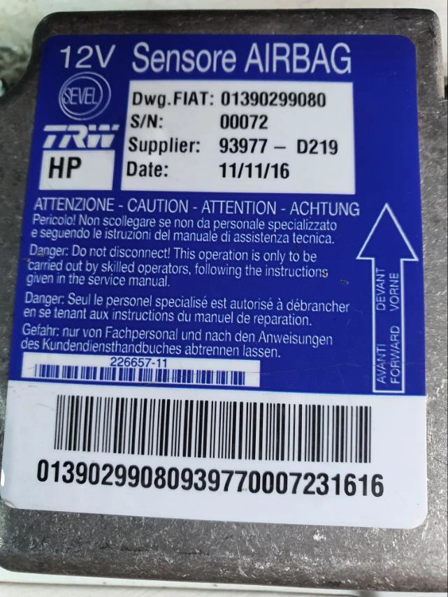 1390299080 93977-D219 CITROEN JAMPER 2018Y 95640 CRASH+CLEAR SRS.7z