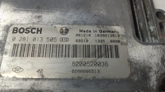 0281013505 8200520036 8200666513 1037382396 EDC16CP33 Renault ESPAICE 2.0DCI ORI+noDPF noEGR noFLAPS BENCH FULL.rar