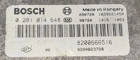 0281014648 8200666516 8200823728 1037388191 EDC16CP33 Nissan Primastar 2.0d 66KW 2009 ORI+noEGR BENCH FULL.rar