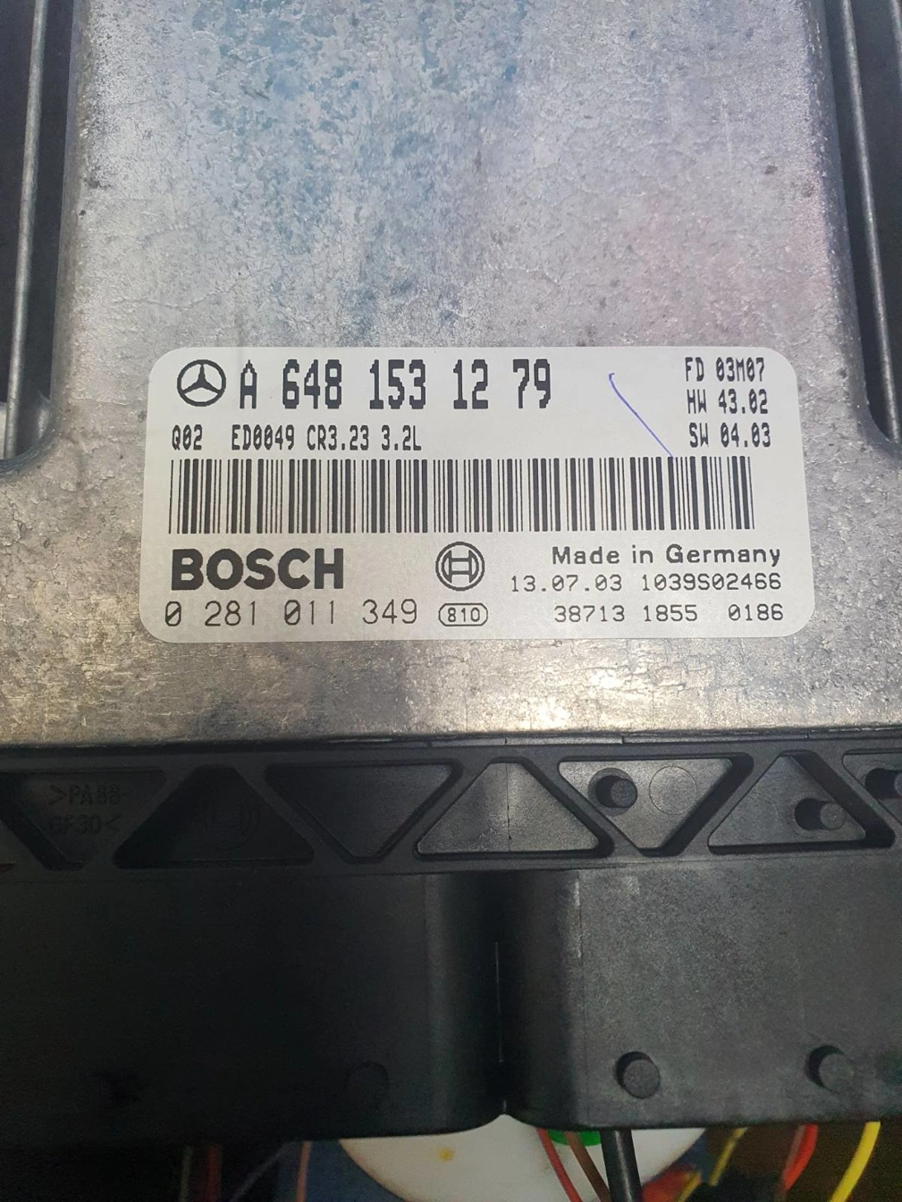 0281011349 A6481531279 EDC16C2 MB W211 3.2CDI 2003Y ATgearbox BENCH FULL.7z