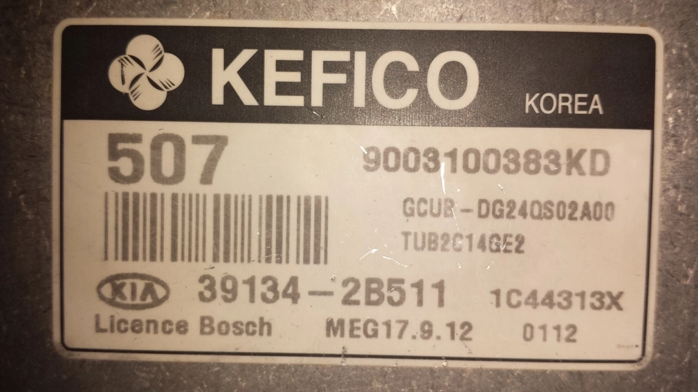 39134-2B511 GCUB-DG24QS02A00 MEG17.9.12 Kia Rio 1.4 ATgearbox EEP.rar