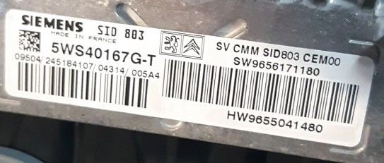 5WS40167G-T 9655041480 9656171180 SID803 Peugeot 407 2.0HDI 100kW ORI+noDPF+noEGR BDM FULL.rar