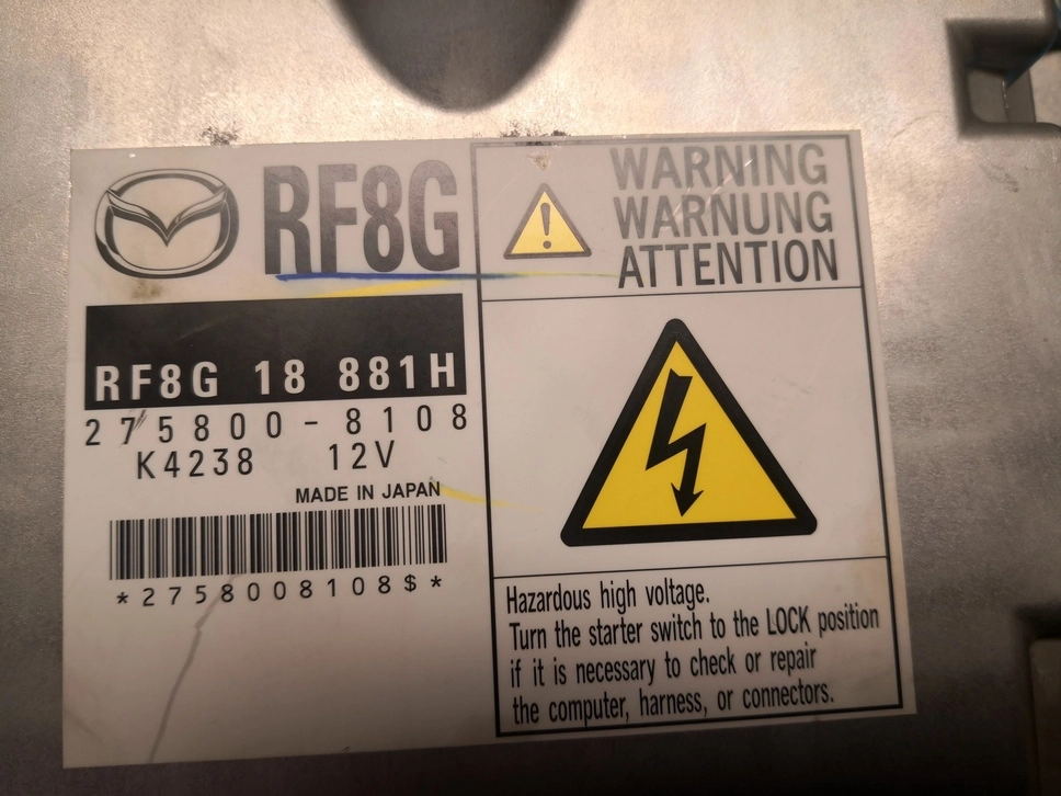 GC0BRF8GT1BA RF8G18881H 275800-8108 K4238 RF8G DENSO MAZDA 6 2.0D 103kW MTgearbox 64F7058+93c86 ORI+noDPF noEGR st1 FULL.rar