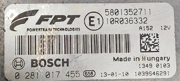 0281017455 5801352711 A093320W5LN00BEI0A880P09 1037513112 EDC17C49 Iveco Daily 2.3D 93kW 2013 MTgearbox ORI+noSCR noDPF noEGR DCAT BENCH FULL.rar