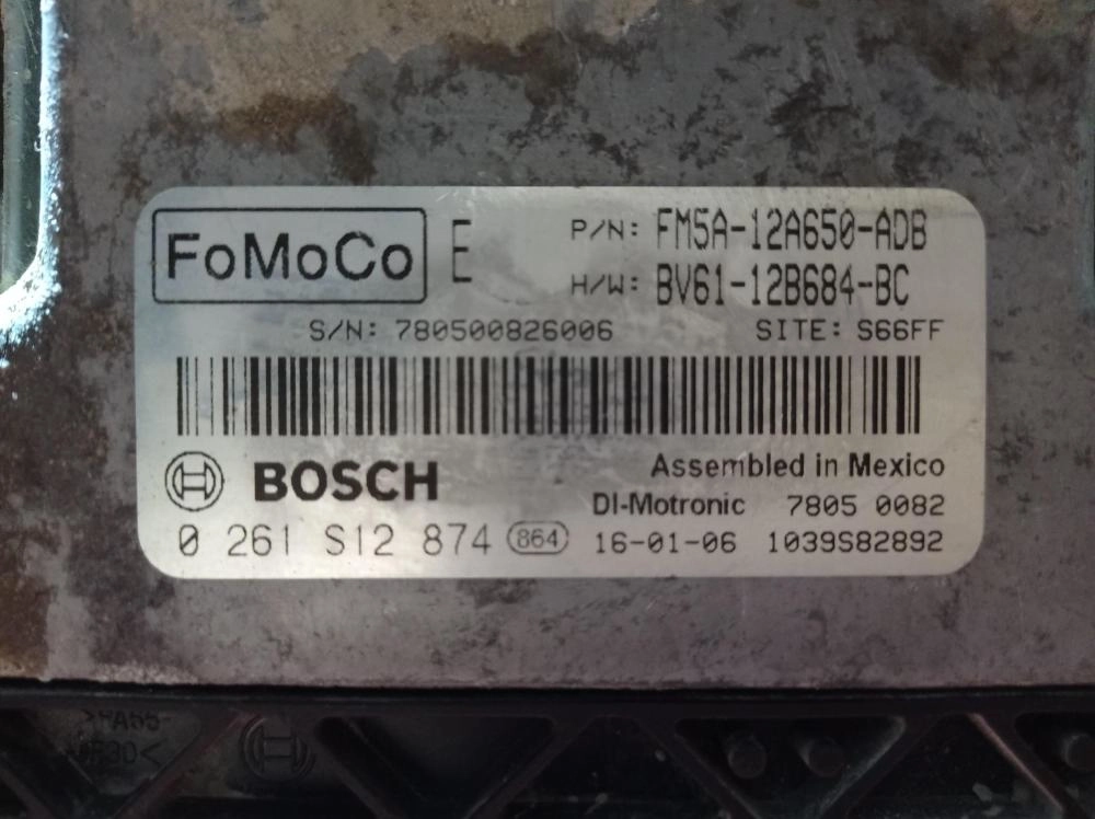 0261S12874 BV61-12B684-BC FM5A-12A650-AD MED17.2 FORD FOCUS 2.0i 2016Y ATgearbox KTAG FULL.rar