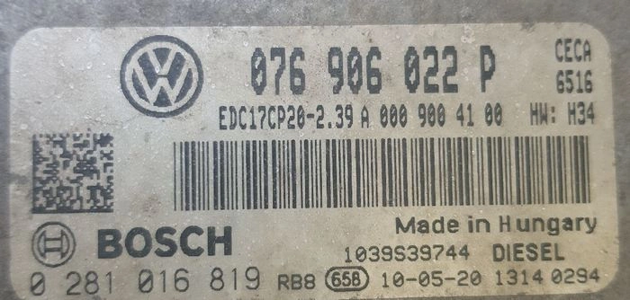0281016819 076906022P 9979 069533 10SW069533 EDC17CP20 VW Crafter CECA BENCH FULL.rar