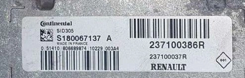 S180067137A 237100386R 237100037R RSARM620RSA SID305 Renault Megane 1.5DCI ktag FULL.rar